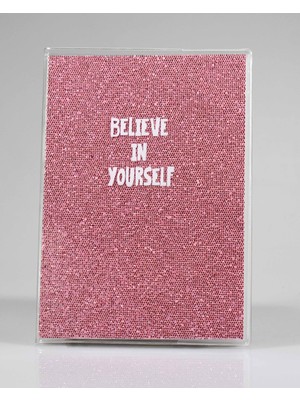 Melnio Belıeve Pembe Simli Defter