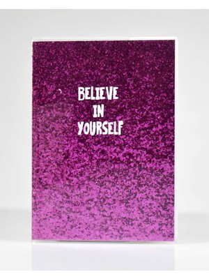 Melnio Belıeve Mor Simli Defter