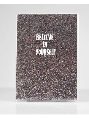 Melnio Belıeve Gri Simli Defter