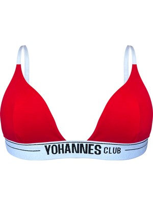 Yohannes Club Yohannesclub, Kadın, Iç Çamaşırı Takımı, (Üçgen Sütyen-Slip), Kırmızı