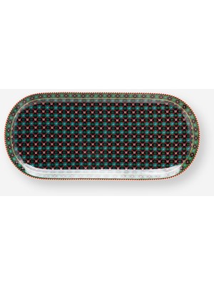 Pip Studio Berry Blues Yeşil Porselen Servis Tabağı 33 cm