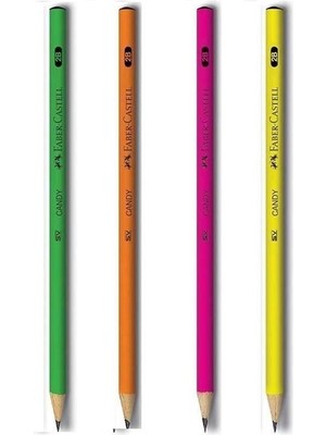 Faber-Castell Faber Kurşun Kalem Candy 2b Silgili 5244116802