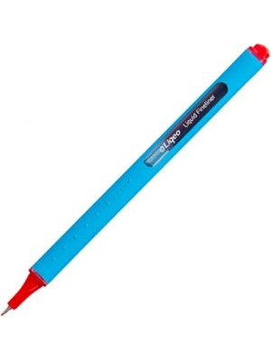 Liqeo F-8027-080 Fineliner Keçe Uçlu Kalem 0.4mm Kırmızı