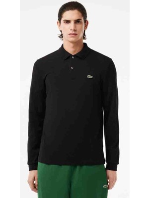 Lacoste Polo Uzun Kol Siyah Regular Fit