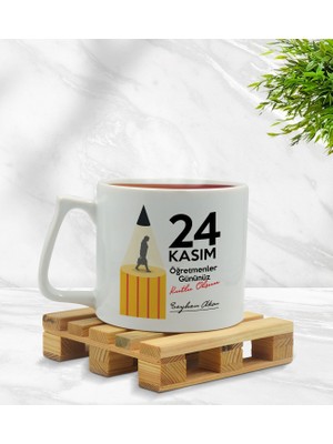 Bk Gift Kişiye Özel Öğretmenler Günü Middle Beyaz Kupa Bardak- 8, Öğretmene Hediye, Öğretmenler Günü