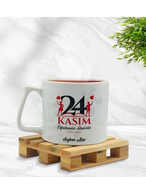 Bk Gift Kişiye Özel Öğretmenler Günü Middle Beyaz Kupa Bardak- 12, Öğretmene Hediye, Öğretmenler Günü