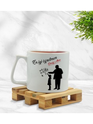 Bk Gift Kişiye Özel Öğretmenler Günü Middle Beyaz Kupa Bardak- 6, Öğretmene Hediye, Öğretmenler Günü