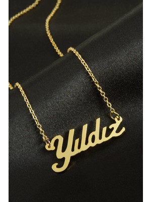 Bijuteri Net Yıldız Isimli Kolye (Kişiye Özel)