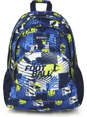 Gabol Okul Sırt Çantası Ball Orijinal 3 Bölmeli Erkek Çocuk İlkokul ve Ortaokul Çantası
