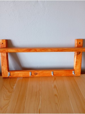 MRM WOOD MARMARASAUNA MRM WOOD Askılık Ahşap Duvar Askılık Duvar Raf ve Anahtarlık