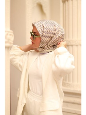 Silk Home Tivil Ipek Eşarp 11438-20  Sarı-Mor