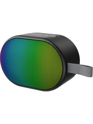 Anker Soundcore Pyro Mini Bluetooth Hoparlör - Çoklu Işık Efektleri - 6W'lık Güçlü Ses - 10 Saat Çalma Süresi - Siyah - A31A0