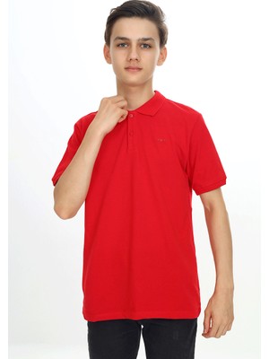 Erkek Çocuk Lacost(Yüksek Kaliteli Pike Dokuma) Noktalı Polo Yaka Tshirt