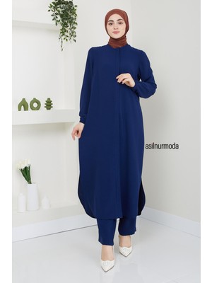 Asilnur Sena Ayrobin Fermuarlı Ikili Takım Lacivert