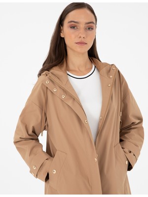 Pierre Cardin Kadın Camel Trençkot 50290318-VR015