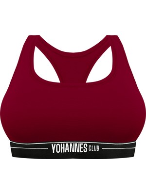 Yohannesclub  Kadın İç Çamaşırı Takımı(B. Sütyen-Tanga), Bordo