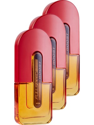 Avon Full Speed Boost Erkek Parfüm EDT Üçlü Set 75 ml