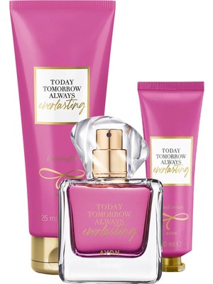 Avon Tta Everlasting Kadın Parfüm Vücut Losyonu ve El Kremi Paketi Çiçeksi Koku