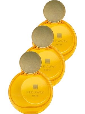 Avon Far Away Shine EDP 50 ml Kadınlar İçin Oryantal Koku Üçlü Set Şıklık ve Özgüven