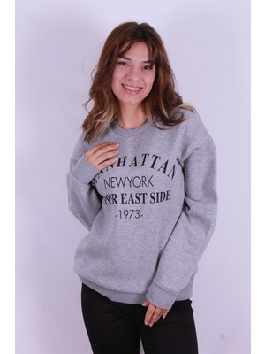 Fashion Friends Kadın Gri Sweat - 24K0844K1