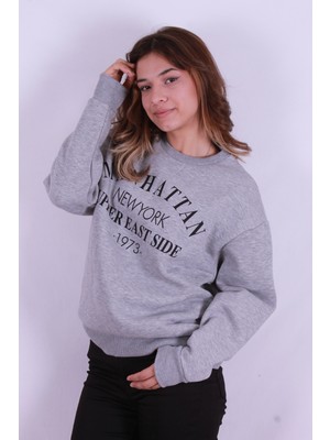 Fashion Friends Kadın Gri Sweat - 24K0844K1