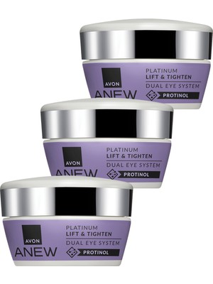 Avon Anew Platinum Lift & Tighten Dual Eye System 20 ml. Üçlü Set