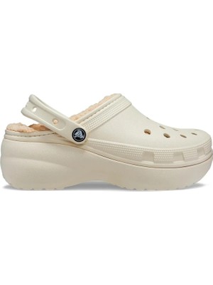 Crocs Classic Platformlined Clog Bone Kadın Platform Terlik 207938-2Y2