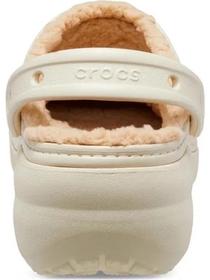 Crocs Classic Platformlined Clog Bone Kadın Platform Terlik 207938-2Y2