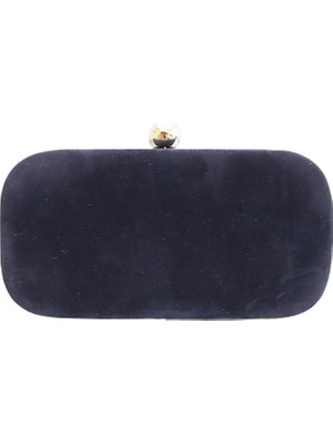 Rachell Lacivert Clutch Çanta