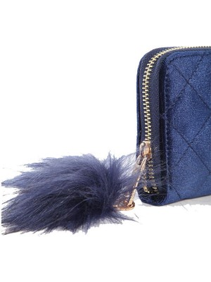 Rachell Abiye Mavi Clutch Çanta