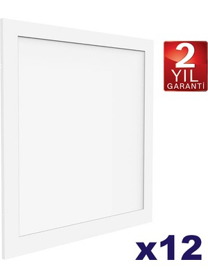 Alila LED Panel 48W 60X60 Sıva Altı (Beyaz Işık) 12 adet 6500K/4400 Lümen