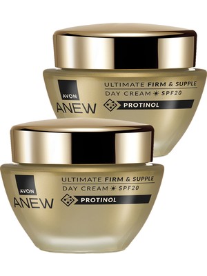 Avon Anew Ultimate Firm & Supple Gündüz Kremi SPF20 50 ml. Ikili Set