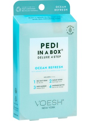 Voesh New York Pedi In A Box Deluxe Pedikür 4 Adımlı Set Okyanus