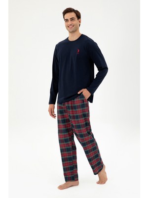 U.S. Polo Assn. Erkek Lacivert Pijama Takım 50301733-VR033