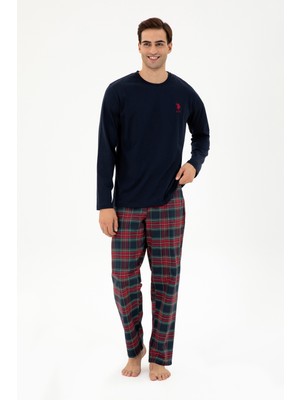 U.S. Polo Assn. Erkek Lacivert Pijama Takım 50301733-VR033