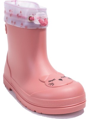 Igor W10322 Mendi Gatito Gül Ortopedik Kız Çocuk Yağmur Çizme