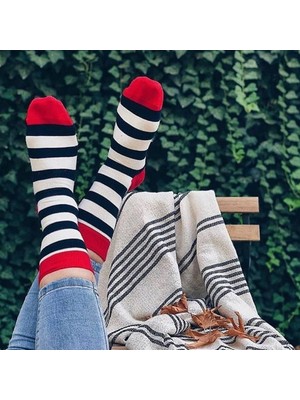 Hanse Socks  Çember Desenli Çorap  Rahat Ve Nefes Alabilen