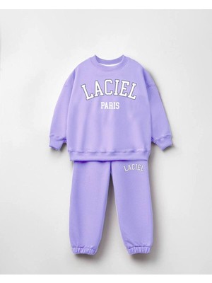 Anonim Laciel Paris Lila Alt Üst Takım Unisex