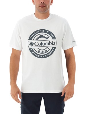 Columbia Csc Button Badge Erkek Kısa Kollu T-Shirt
