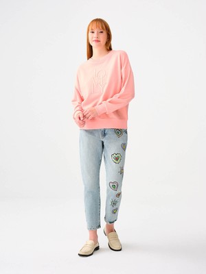 Loft Kadın Sweatshirt Pembe LF2038201