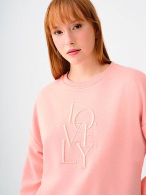 Loft Kadın Sweatshirt Pembe LF2038201