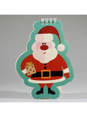Melnio Hediye Noel Baba Mini Şekilli Defter