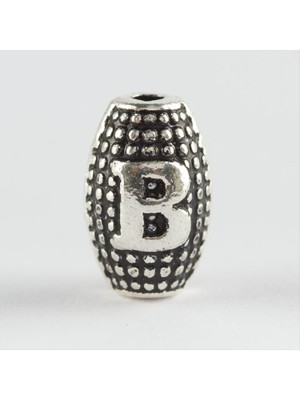 Bijuteri Net 8 mm Arpa Kesim Metal Harf ( Metal Tesbih Harfi )