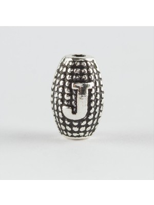 Bijuteri Net 8 mm Arpa Kesim Metal Harf ( Metal Tesbih Harfi )