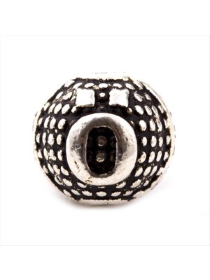 Bijuteri Net 8 mm Metal Harf ( Metal Tesbih Harfi )