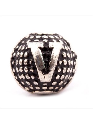 Bijuteri Net 8 mm Metal Harf ( Metal Tesbih Harfi )