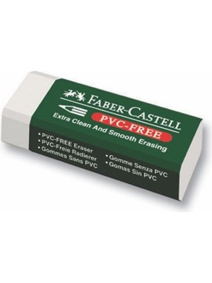 Faber-Castell FABER SİLGİ 7085/30 Beyaz Renkli 188530-188538 Kauçuk Doku ile Kağıtta İz Bırakmaz