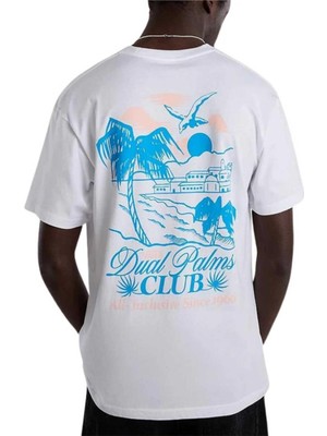 Vans Dual Palms Club Ss Erkek Beyaz T-Shirt