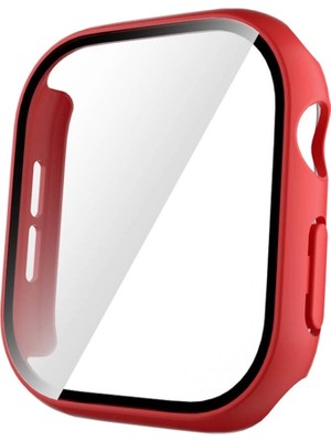 RedClick Apple Watch Serisi 10 42MM Sert Pc Kasa ve Ekran Koruyucu Redclick Watch Gard 35