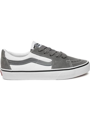 Vans Sk8-Low Unisex Gri Sneaker